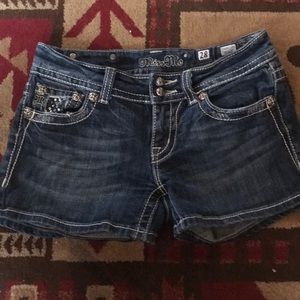 Miss me shorts size 28!